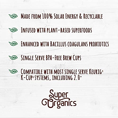 Super Organics Cardio Support Coffee Brew Cups With Superfoods &...