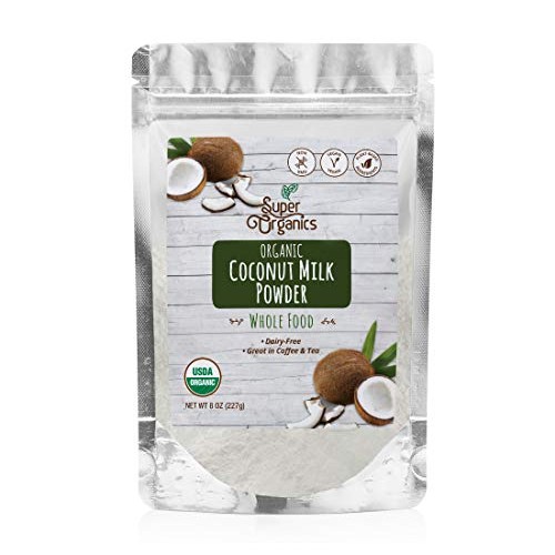 Super Organics Coconut Milk Powder, Superfood Powder, Raw, Whole...