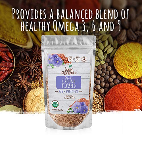 Super Organics Cold Milled Ground Flaxseed | Omegas 3, 6 &Amp; 9 – O