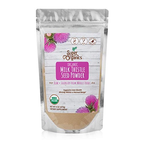 Super Organics Milk Thistle Seed Powder | Raw Organic Superfood