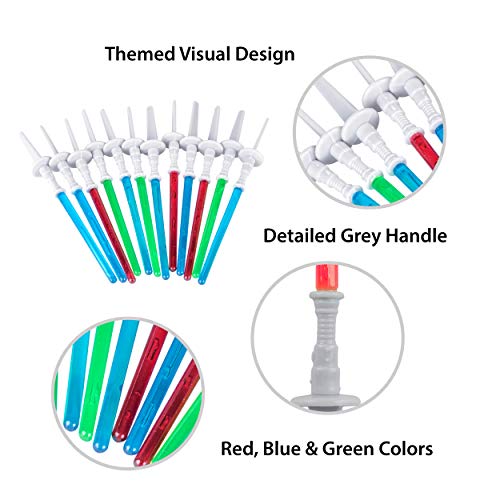 Star Wars Inspired Design Light Sabre Cupcake Decoration Toppers