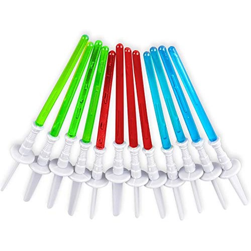 Star Wars Inspired Design Light Sabre Cupcake Decoration Toppers