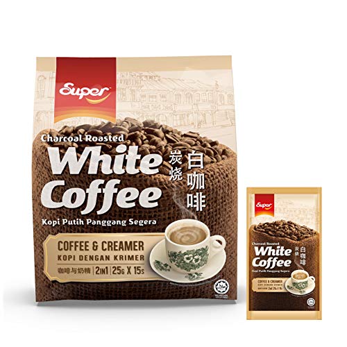 Super Charcoal Roasted White Coffee 2In1 Coffee &Amp; Creamer