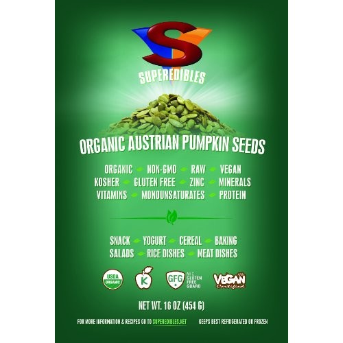 Organic Austrian Pumpkin Seeds 1 Pound