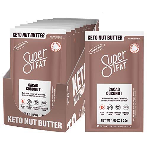 Superfat Nut Butter Keto Snacks - Macadamia &Amp; Almond Nut Butter