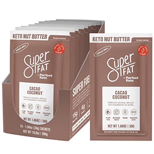 Superfat Nut Butter Keto Snacks - Macadamia &Amp; Almond Nut Butter