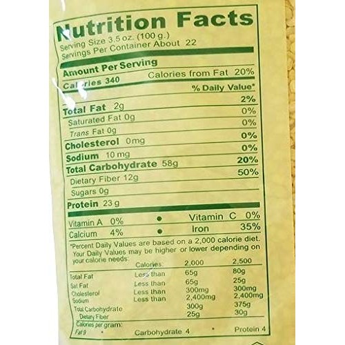 Yellow Split Mung Beans, Peeled Moong Dal | Indian Lentils Witho