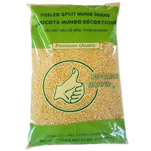 Yellow Split Mung Beans, Peeled Moong Dal | Indian Lentils Witho