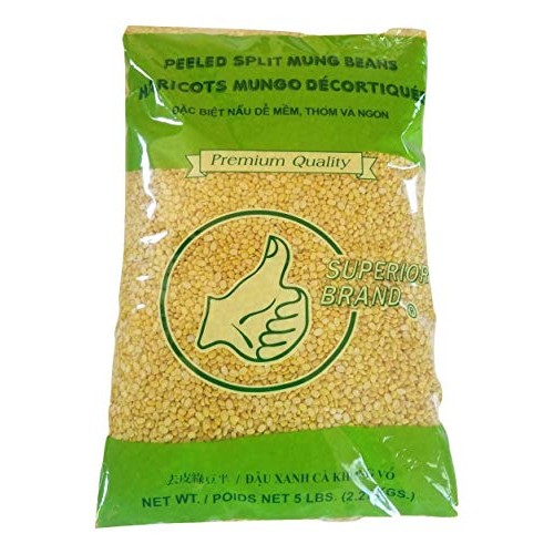 Yellow Split Mung Beans, Peeled Moong Dal | Indian Lentils Witho