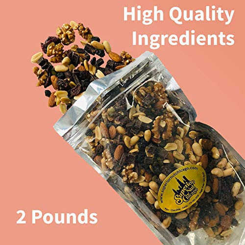 Brain Booster Nut Seed And Fruit Mix - Walnuts, Almonds, Peanuts