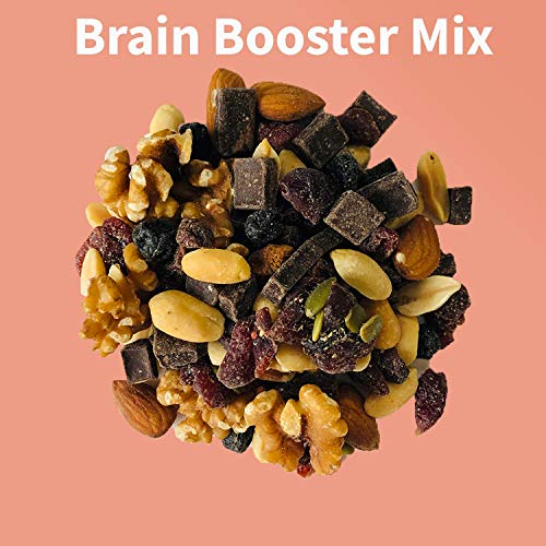 Brain Booster Nut Seed And Fruit Mix - Walnuts, Almonds, Peanuts