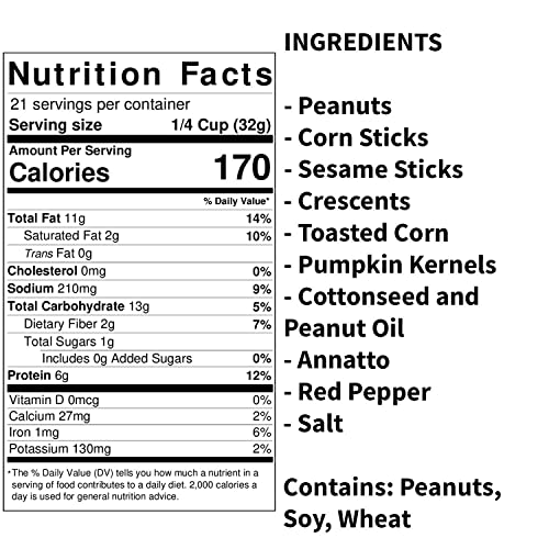 Santa Fe Trail Mix - Spicy Mix - Hot Spicy Peanuts, Hot Cajun Co