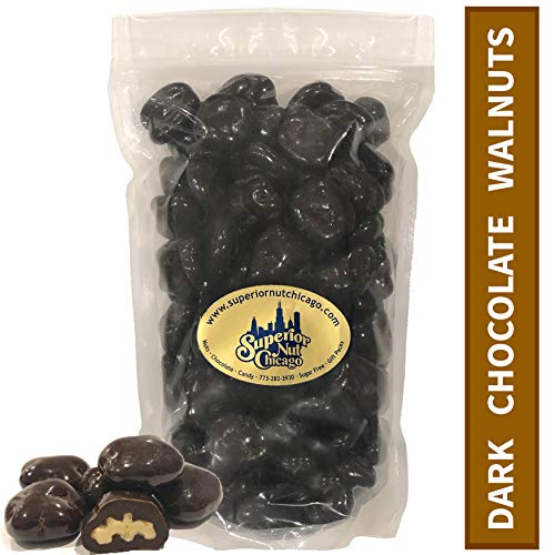 Dark Chocolate Covered Walnuts - Crunchy Walnuts Drenched In Ric