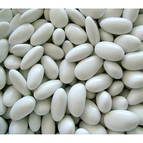 White Jordan Almonds 1 Pound Bag