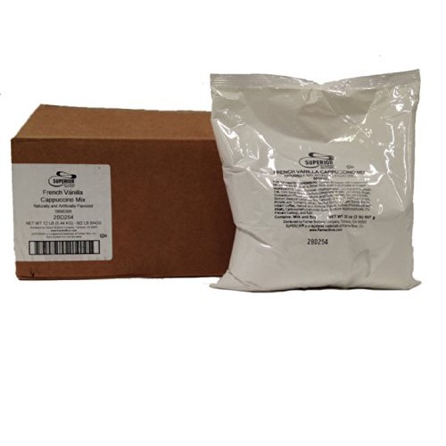 Superior French Vanilla Cappuccino Mix 6 Bags/2 Lbs Each
