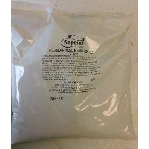 Superior Hot Chocolate Mix 6/2 Lb Bags Vending