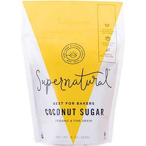 Organic Fine Grain Coconut Sugar By Supernatural, Natural, Low G