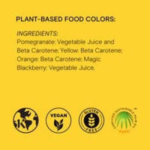 Plant-Based Food Color Variety Pack By Supernatural, Food Dye Po