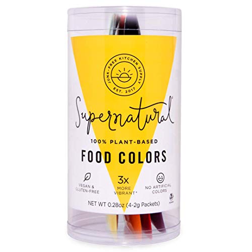 Plant-Based Food Color Variety Pack By Supernatural, Food Dye Po