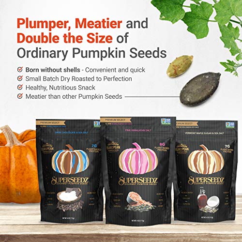 Roasted Pumpkin Seeds With Pink Himalayan Sea Salt | Premium Sel