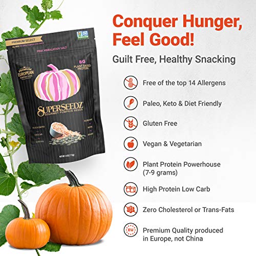 Roasted Pumpkin Seeds With Pink Himalayan Sea Salt | Premium Sel