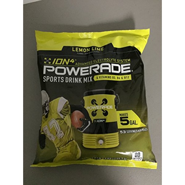 Powerade Lemon Lime Powder Drink Mix, 5 Gallon Bag