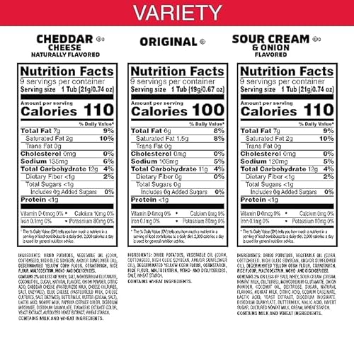 Pringles Snack Stacks! Potato Crisps Variety Pack, Original/Sour...