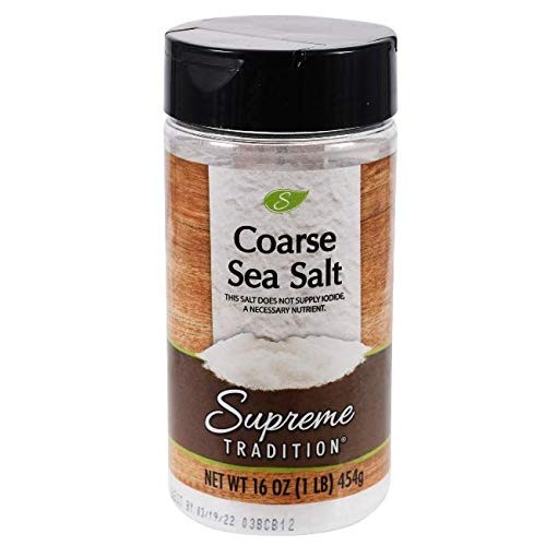 Supreme Tradition Coarse Sea Salt 16 Oz