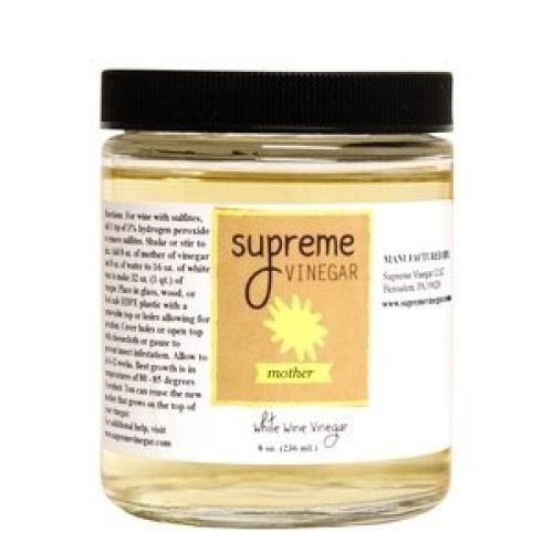 Supreme White Wine Mother Of Vinegar New &Amp; Improved Mother