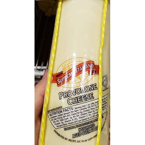 Supremo italiano provolone cheese 2.2lbs to 2.4lbs Not Smoked