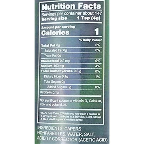 Supremo Italiano Capers Non Pareilles 2 Pack, Total Of 64Oz