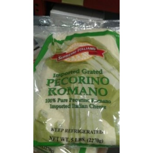 Supremo Italiano Imported Grated Pecorino Romano Cheese