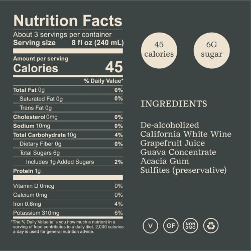 Surely Non Alcoholic Champagne, Dealcoholized California Dry Bru