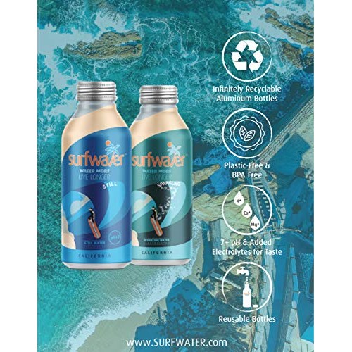 Surfwater, Still Bottled Water – Electrolyte Enhanced, Ph Balanc