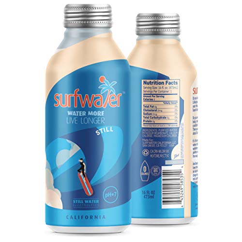 Surfwater, Still Bottled Water – Electrolyte Enhanced, Ph Balanc