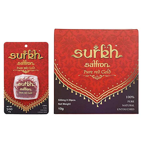 Surkh Saffron 100% Pure Natural Untouched Premium Grade 1 Saffro