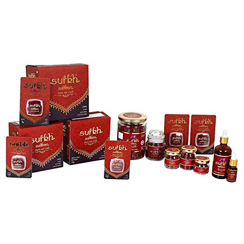 Surkh Saffron 100% Pure Natural Untouched Premium Grade 1 Saffro