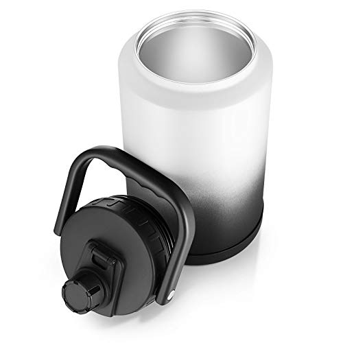 Sursip One Gallon Vacuum Insulated Jug,Double-Walled 18/8 Food-G