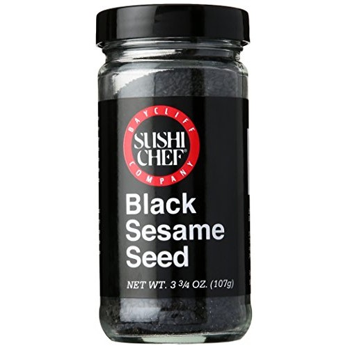Sushi Chef Sesame Seed Black, 3.75 Oz
