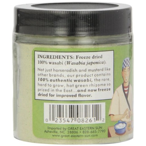 Sushi Sonic 100% Real Powdered Wasabi, 1.5 Oz Jar
