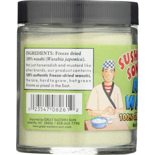 Sushi Sonic 100% Real Powdered Wasabi, 1.5 Oz Jar