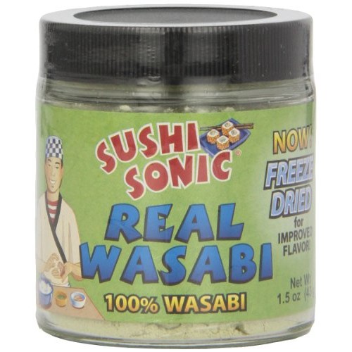 Sushi Sonic 100% Real Powdered Wasabi, 1.5 Oz Jar