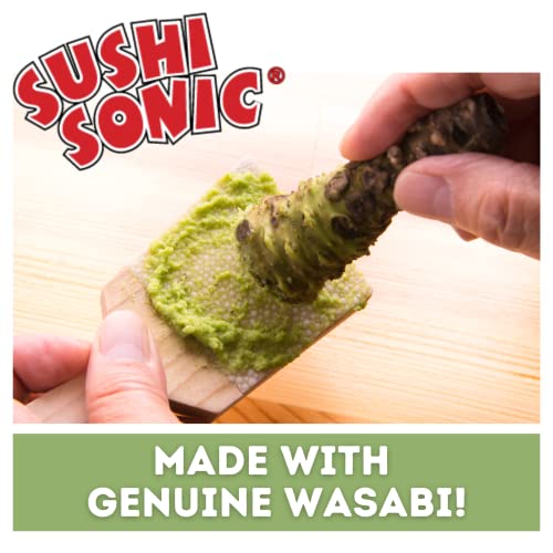 Sushi Sonic 100% Real Wasabi Powder, No Fillers, Non-Gmo, Vegan,