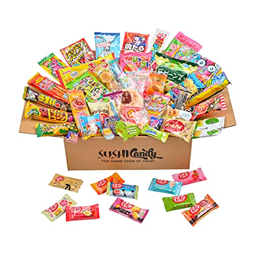 50 Japanese Candy & Snack box set , big Japanese chocolate assor...