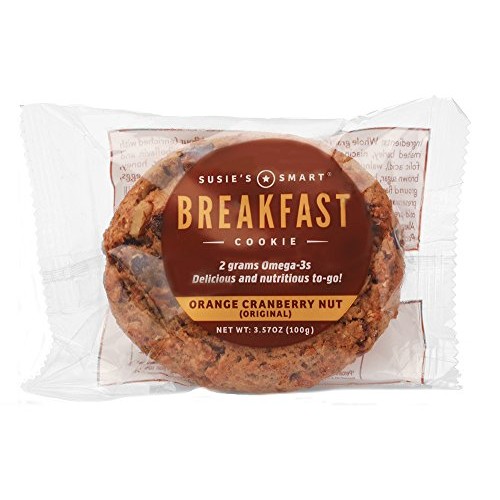 Susies Smart Breakfast Cookie, Orange, Cranberry Nut, Healthy,