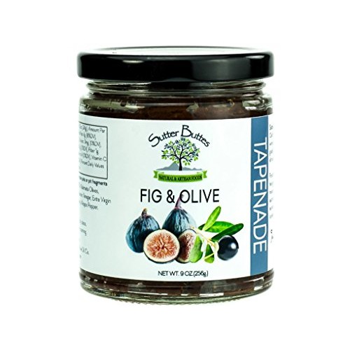 Sutter Buttes Olive Tapenade With Dried Figs 9 Oz Jar; Gourmet