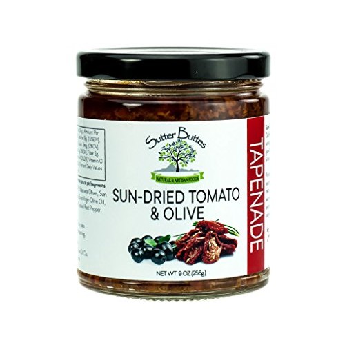 Sutter Buttes Olive Tapenade with Sun-Dried Tomatoes 9 oz Jar;...