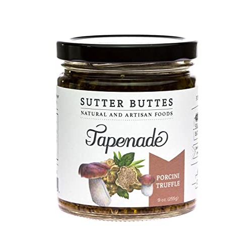 Sutter Buttes Porcini Truffle Tapenade Olive Spread - 9 Ounce Ja...