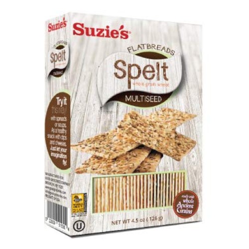 Spelt Multiseed Flatbreads Pack 6