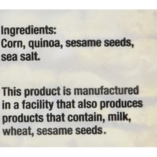 Suzies Thin Cakes, Corn Quinoa And Sesame, 4.6 Oz Pack Of 3